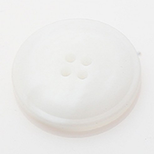 HR빅버튼 티볼리 무광 단추 지름 23mm, 화이트, 8개입