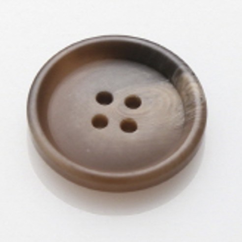 HR빅버튼 아이젠 무광 단추 21mm, 라이트브라운, 8개입