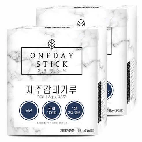 굿허브 원데이스틱 제주 감태 분말 가루 스틱 30p, 2개, 90g