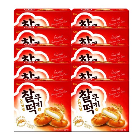 청우식품 찰떡쿠키 오리지날 10P