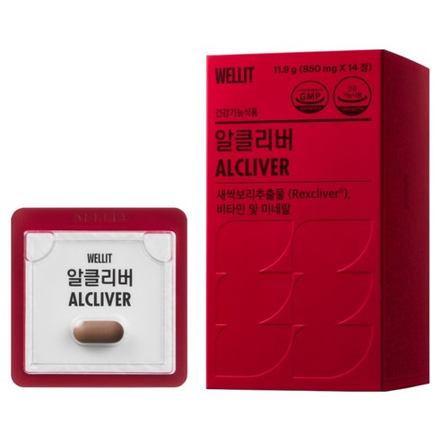 웰릿 정품 알클리버 렉스클리버, 14정, 1개