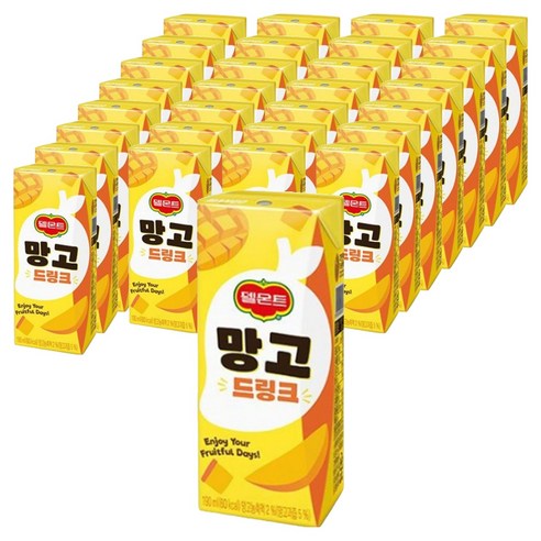 델몬트 드링크 망고, 190ml, 32개