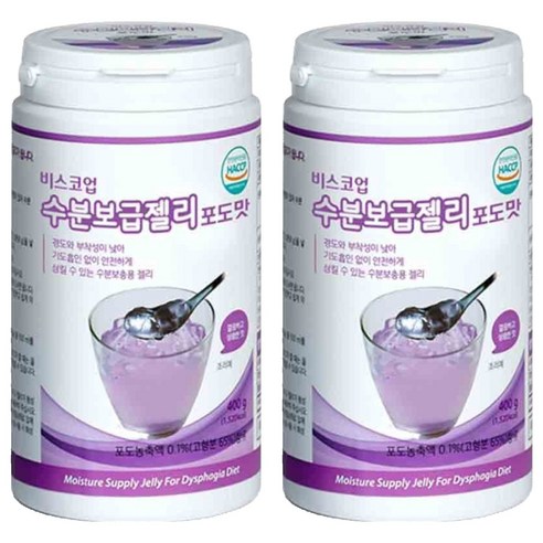 비스코업 수분보급젤리 포도맛 연하식