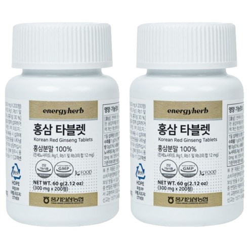 에너지허브 홍삼 타블렛 60g
