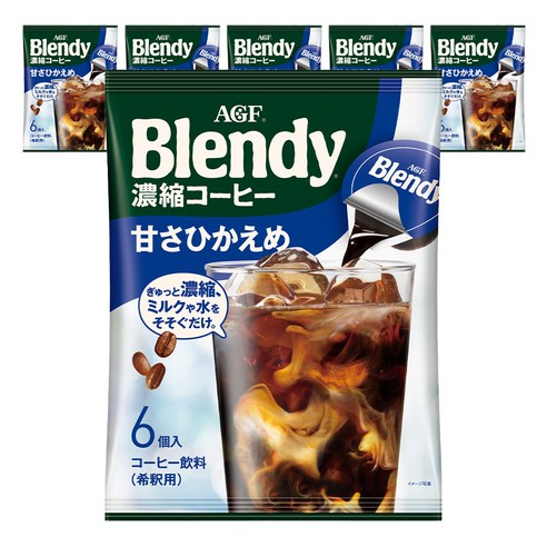 블랜디 포션커피 라이트 슈거, 18g, 6개입, 6개