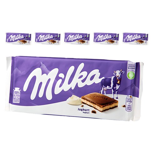 밀카 초콜릿 요거트, 100g, 6개