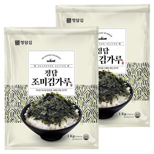 정담김 조미 김가루