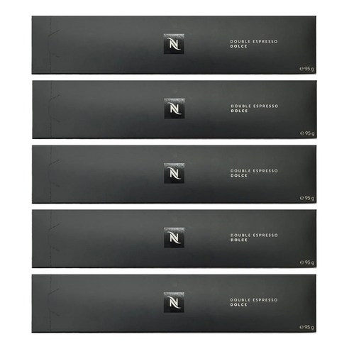 네스프레소 버츄오 더블에스프레소 돌체, 9.5g, 10개입, 5개