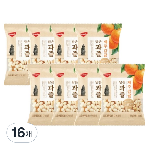 SNAPIK 제주 감귤 담은 과즐, 16개, 22g