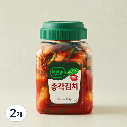 [로켓프레시] 비비고 총각김치, 1.2kg, 2개
