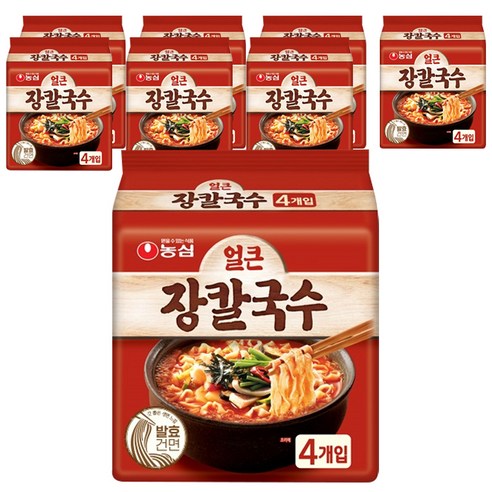 농심 얼큰 장칼국수 봉지 라면 103g