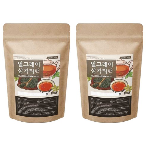 조은약초 얼그레이 삼각티백, 1g, 100개입, 2개