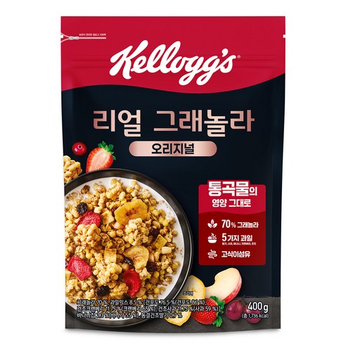 켈로그 리얼 그래놀라 오리지널 시리얼