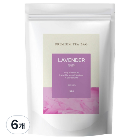 유리아 라벤더 삼각티백, 1.2g, 30개입, 6개