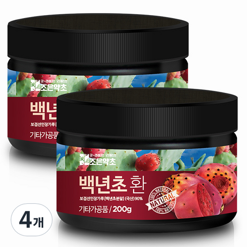조은약초 프리미엄 백년초환, 4개, 200g