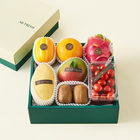 [로켓프레시] 올프레쉬 과일소믈리에 제철과일 혼합선물 4호 2.31KG +선물용 가방, 1세트