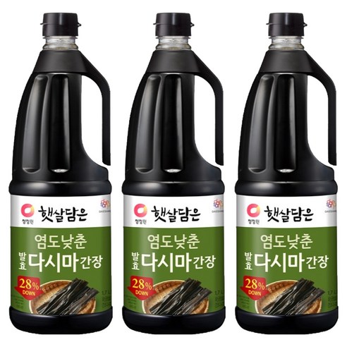 햇살담은 염도 낮춘 발효 다시마 간장