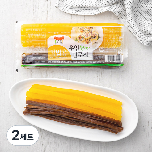 일가집 김밥용 우엉 80g + 단무지 170g