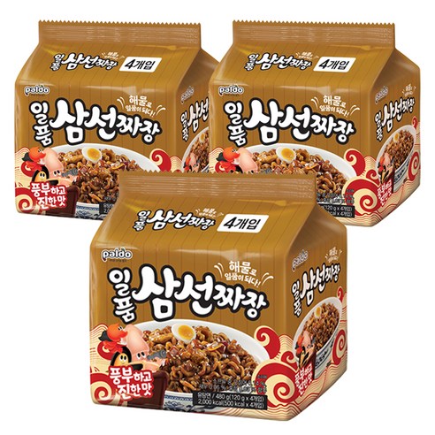 팔도일품 삼선짜장 120g