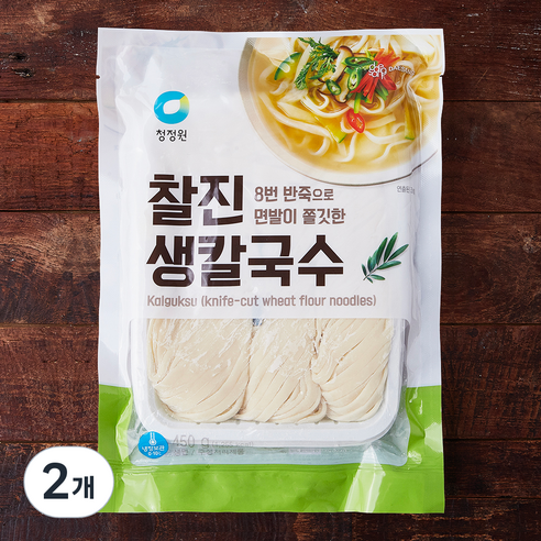 [로켓프레시] 청정원 찰진 생칼국수
