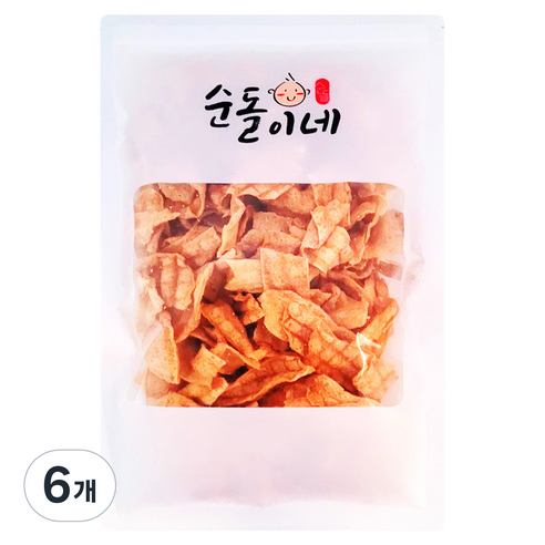순돌이네 빠삭이 어포튀김 튀각, 150g, 6개
