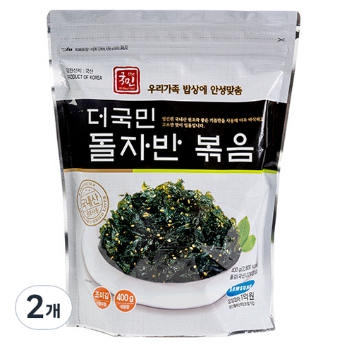 더국민 돌자반 볶음