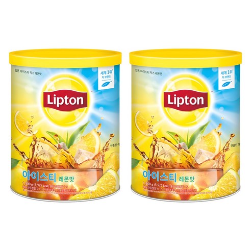 립톤 아이스티 분말 레몬맛, 1.5kg, 1개입, 2개