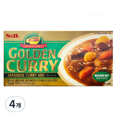에스앤비골든 카레 중간매운맛