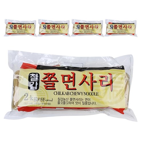 칠갑농산 쫄면사리, 2kg, 5개