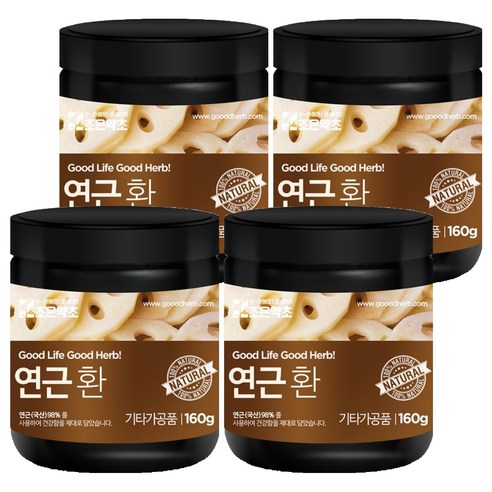 조은약초 프리미엄 연근환, 160g, 4개