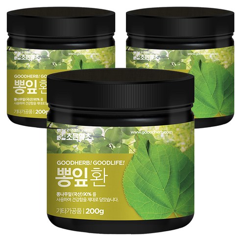 조은약초 프리미엄 뽕잎환, 3개, 200g