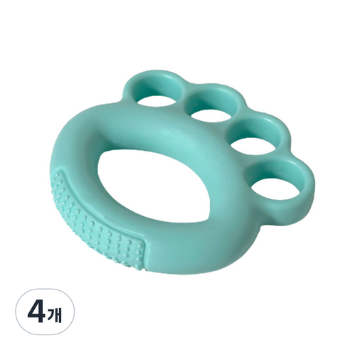 실리콘 분지 악력기 일반용 9kg, 노르딕그린, 4개
