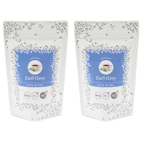 아레스 유기농 얼그레이 홍차 티백, 1.5g, 30개입, 2개
