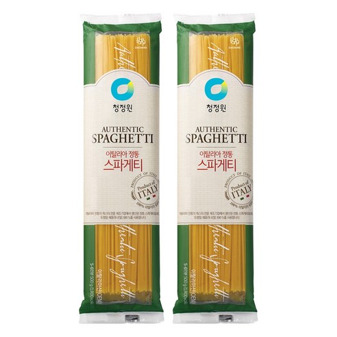 청정원 이탈리아 정통 스파게티면