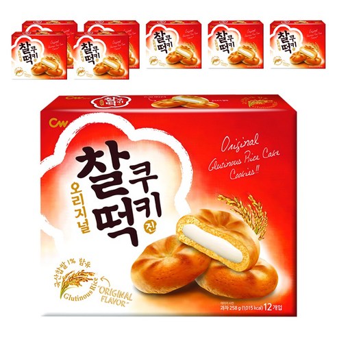 청우식품 찰떡쿠키 오리지날 12p