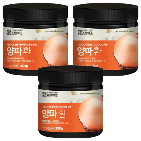 조은약초 프리미엄 양파환, 3개, 250g