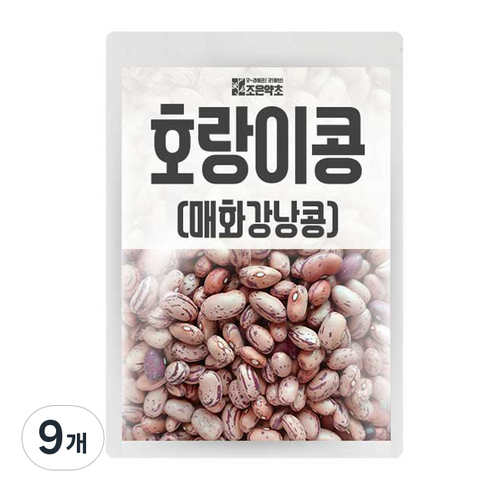 조은약초 매화 강낭콩, 1kg, 9개
