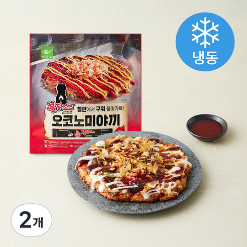[로켓프레시] 사옹원 불닭소스 오코노미야키 (냉동), 277g, 2개