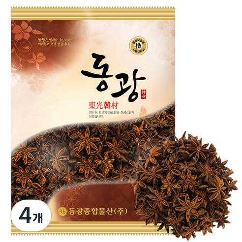 동광한방몰 팔각향 스타아니스, 4개, 200g