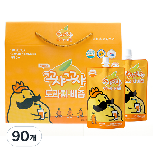 꼬샤꼬샤 도라지 배즙 스파우트형