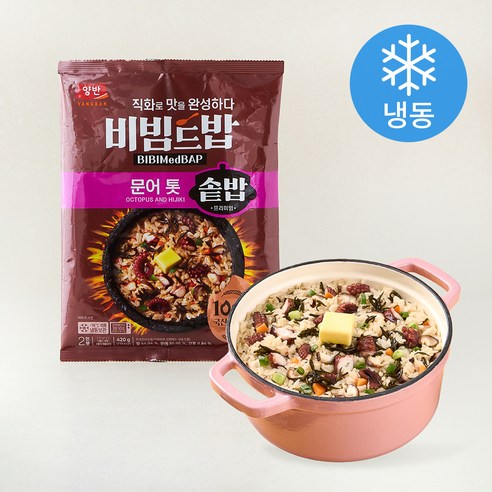 [로켓프레시] 동원에프앤비 양반 비빔드밥 문어톳솥밥 2인분 (냉동)