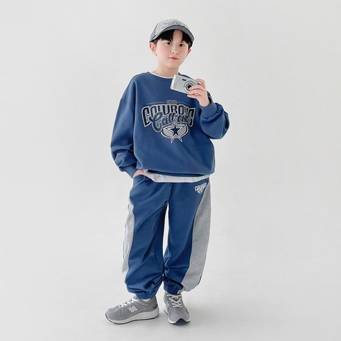 베리클로젯 남아용 모어댄 스타 상하의 키즈 주니어 유아 스쿨룩 트레이닝 상하복 세트