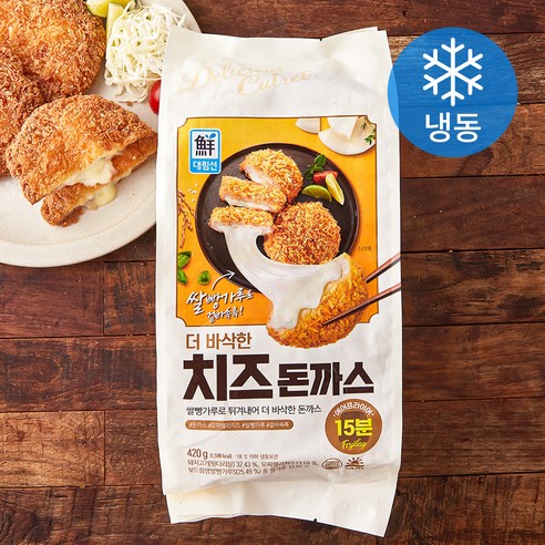 [로켓프레시] 대림선 더 바삭한 치즈돈까스 (냉동)