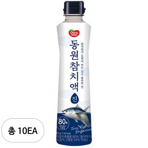 동원 참치액 진, 500g, 10개