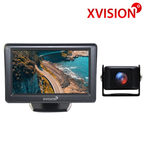 엑스비전 4 거치형 모니터+고급형 전방카메라 세트(S515), 401X+S515