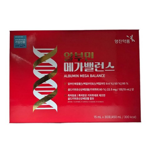 영진약품 알부민 메가밸런스 15ml 30포