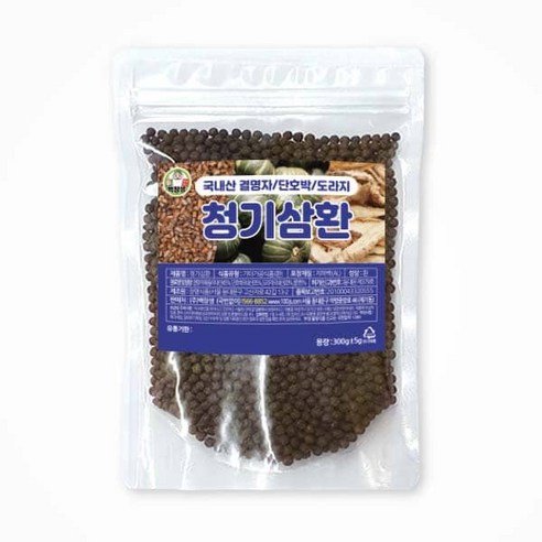 백장생 국내산 청기삼환 300g 볶은결명자 단호박 도라지