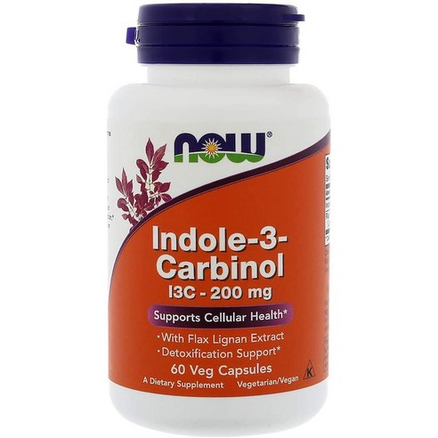 나우푸드 Indole 3 인돌 카르비놀 200mg 60베지캡슐