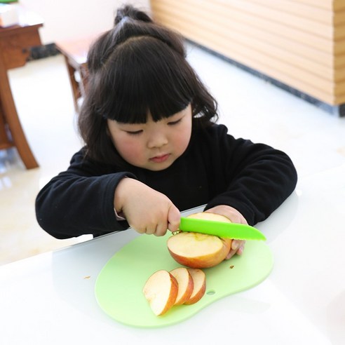 무독성 어린이 안전칼 유아 칼 아동 소꿉놀이 아동칼, 녹색, 1개