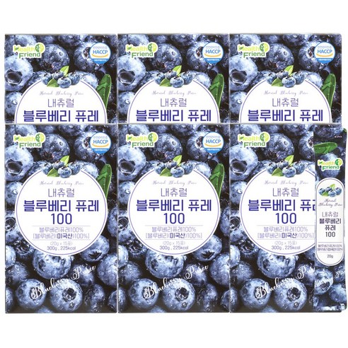 헬스프랜드 내츄럴 블루베리 퓨레 100